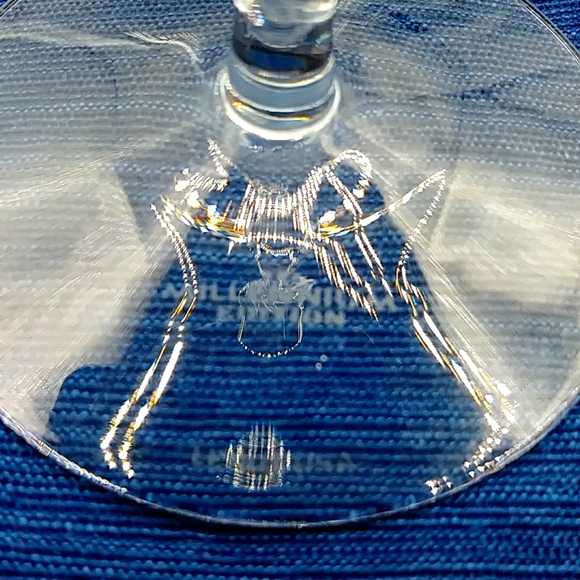 COPY- 2 Lenox Encore Clear Millennium Edition Champagne Flutes. Disc Pattern - Picture 8 of 10